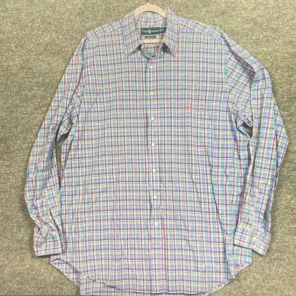 Polo Ralph Lauren Men's Pastel Plaid Shirt